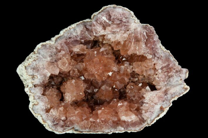 Pink Amethyst Geode Section - Argentina #124174